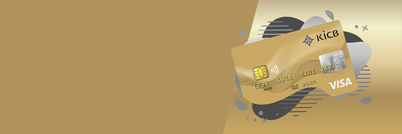 Закажи VISA Gold в приложении KICB